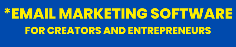 Email Marketing Software-Blue & Gold